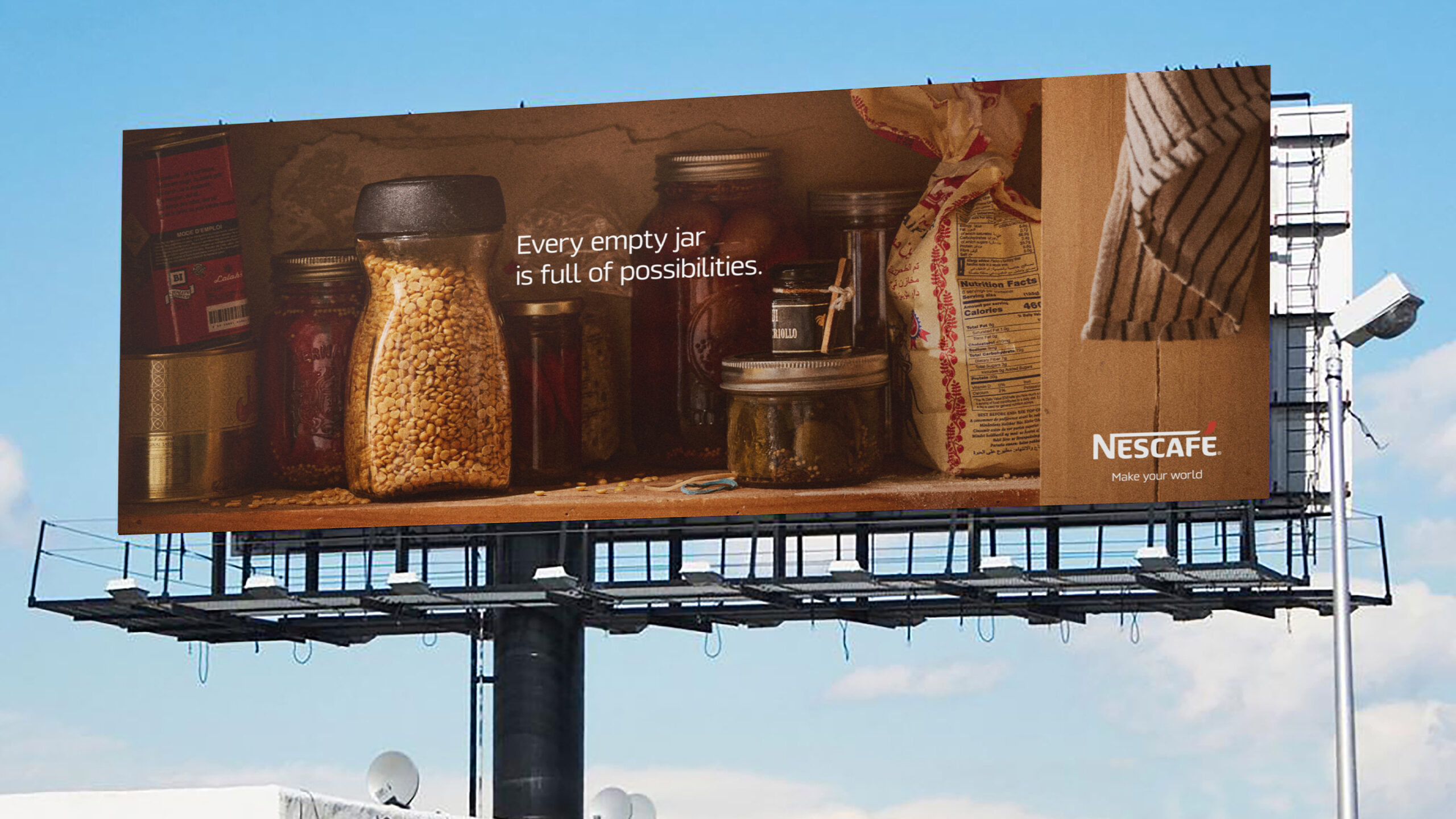 Nescafe Jars billboard