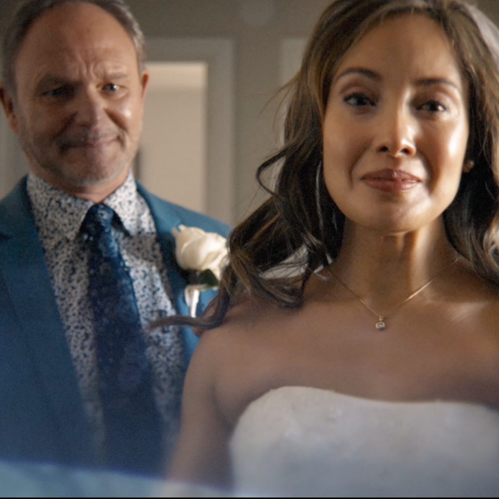 Father remembering his daughter as a bride